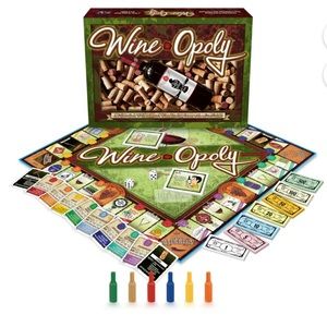 WINE-OPOLY! Uncork the fun as you buy, trade, & discover the world of wine.